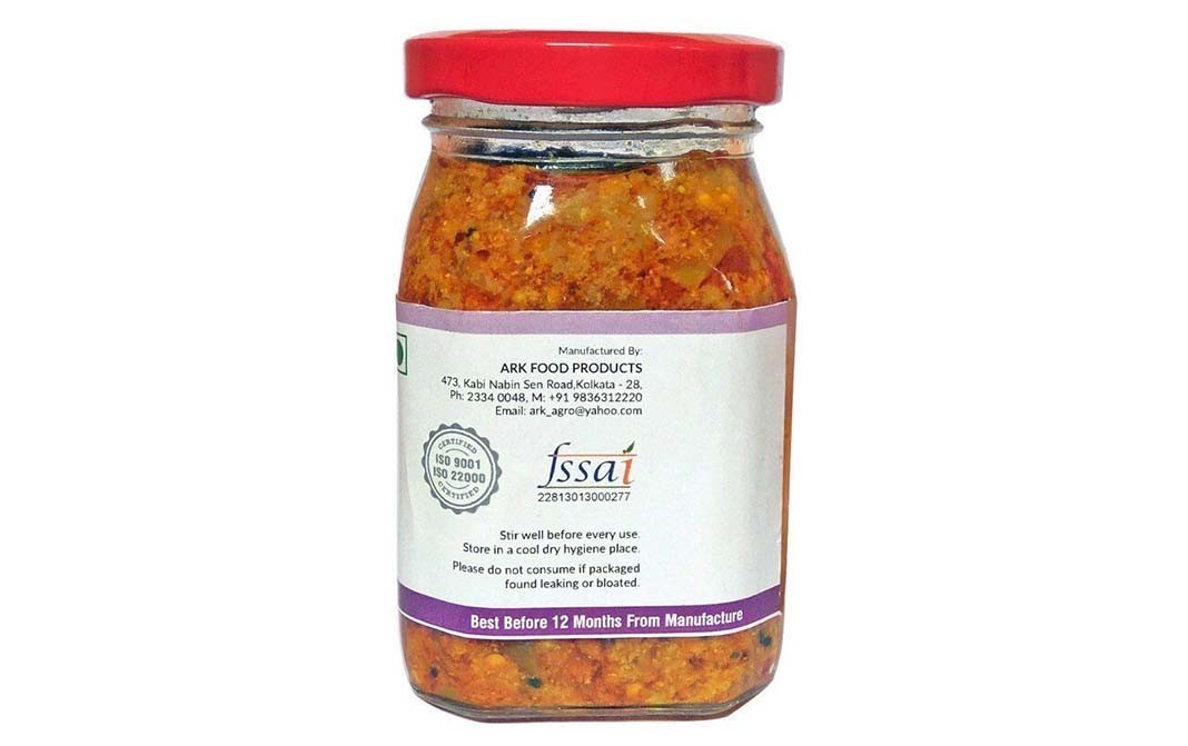 Arko's Brinjal Pickle    Glass Jar  200 grams